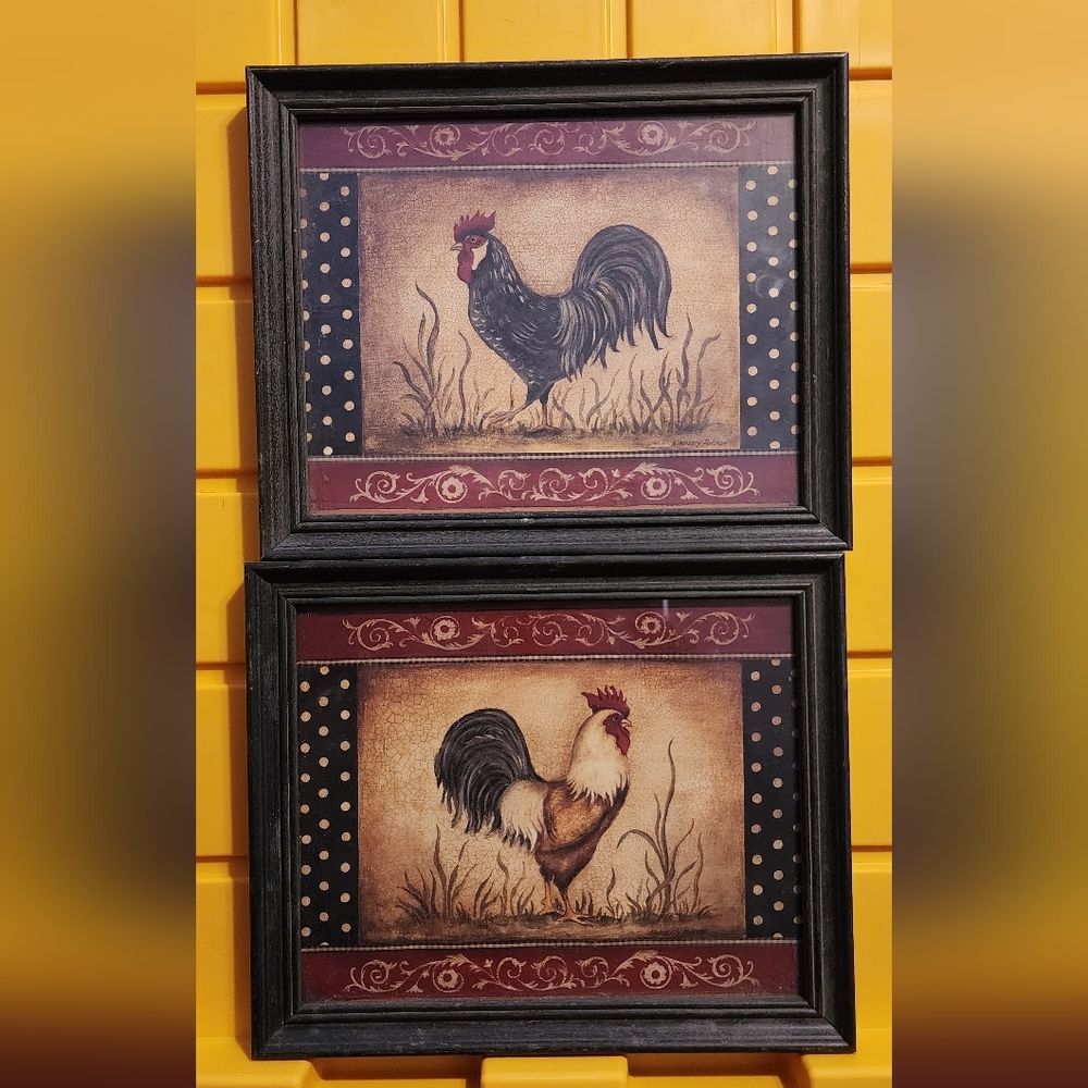 Two framed Roster Prints